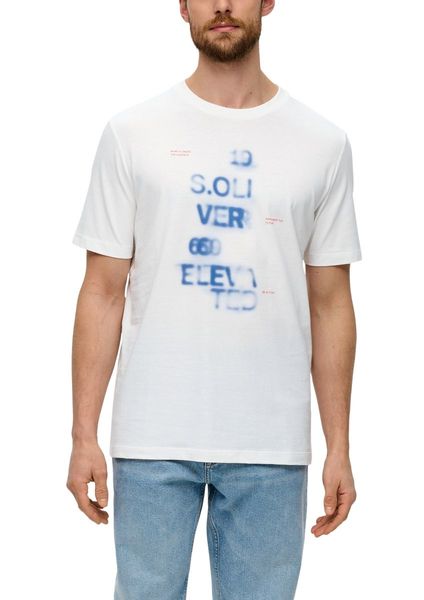 s.Oliver Red Label T-shirt with artwork - white (01D1)