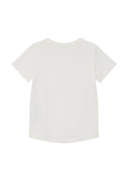 s.Oliver Red Label T-shirt avec photo imprimée  - blanc (0210)
