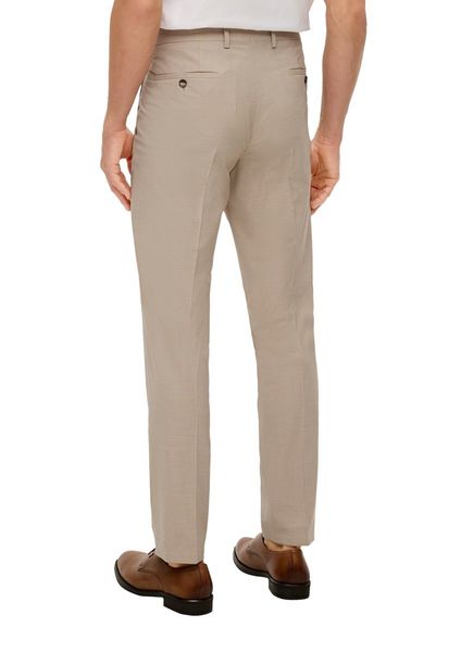 s.Oliver Black Label Stretchy suit trousers - beige (80M1)