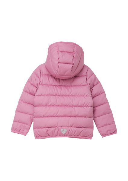 s.Oliver Red Label Quilted jacket with a decorative reflective detail   - pink (4410)