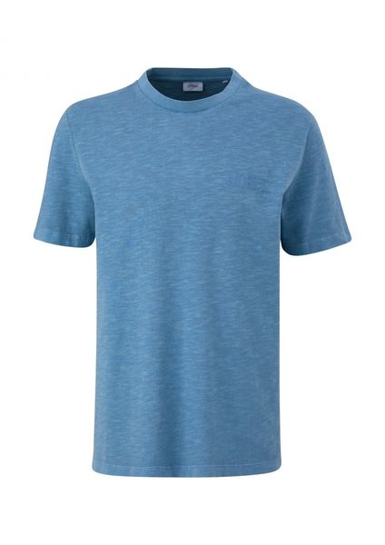 s.Oliver Red Label Jerseyshirt mit Labelprint  - blau (54D1)