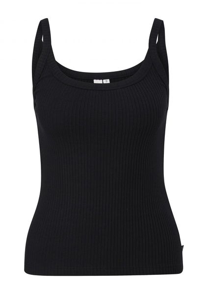 Q/S designed by Top with ribbed structure  - black (9999)