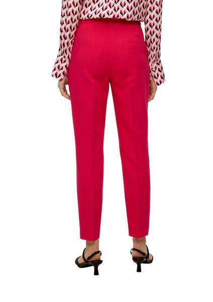 s.Oliver Black Label Trousers with tapered leg  - pink (4554)