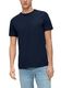 Q/S designed by T-shirt with round neckline - blue (5884)