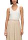 s.Oliver Black Label Tank top with satin detail - white (0200)