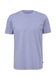 Q/S designed by T-shirt avec structure en fil flammé - violet (4809)
