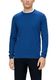 s.Oliver Red Label Knitted sweater with logo embroidery - blue (5620)