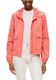 Q/S designed by Hooded jacket with crinkle texture   - pink (2347)