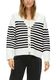 s.Oliver Red Label Cardigan in a striped pattern  - white/black (02G5)