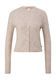 Q/S designed by Knitted jacket with V-neck   - beige (81W0)