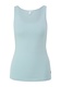 Q/S designed by Slim fit: Basic tank top - green/blue (6103)