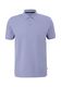Q/S designed by Polo shirt with knitted collar  - purple (4809)
