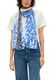 s.Oliver Red Label Scarf with all-over print  - blue (55E1)