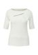 s.Oliver Black Label T-shirt avec fente  - blanc (0200)