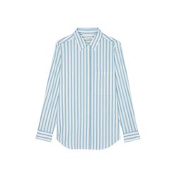 Marc O'Polo Regular striped blouse - white/blue (A64)
