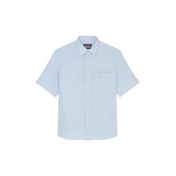 Marc O'Polo Short-sleeved linen shirt - blue (826)