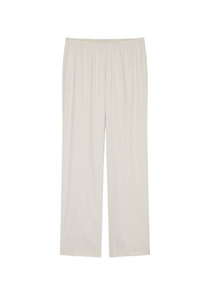 Marc O'Polo Wide trousers made of elastic viscose - beige (905)