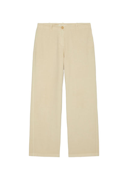 Marc O'Polo Trousers made from a cotton-hemp mix - beige (756)