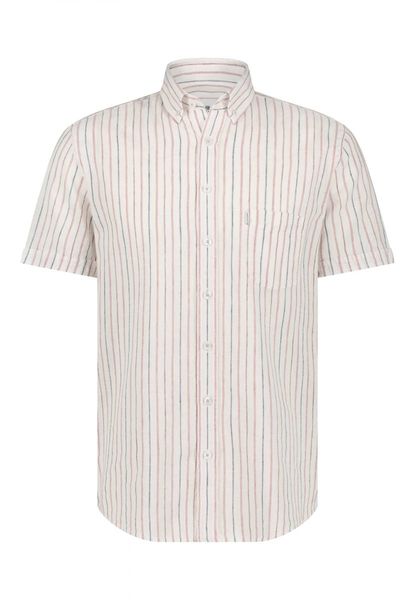 State of Art Linen blend shirt with stripes - white (1143)