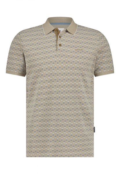 State of Art Printed polo shirt - brown (8511)