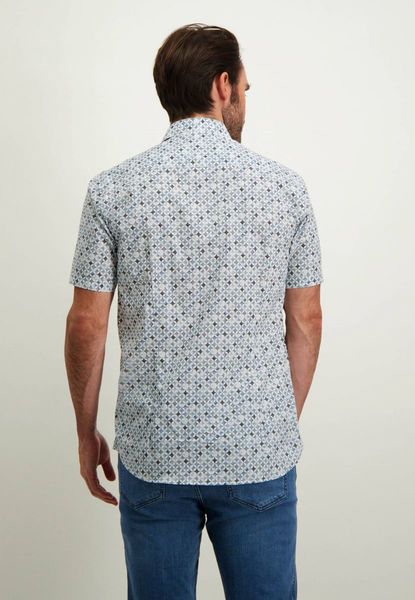 State of Art Regular fit: cotton shirt - white/blue (1156)