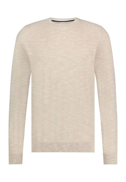 State of Art Sweater with linen look - beige (8511)