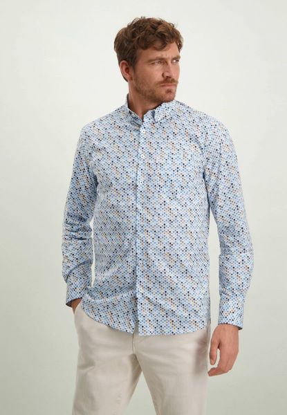 State of Art Regular fit shirt in stretch cotton - white (1156)