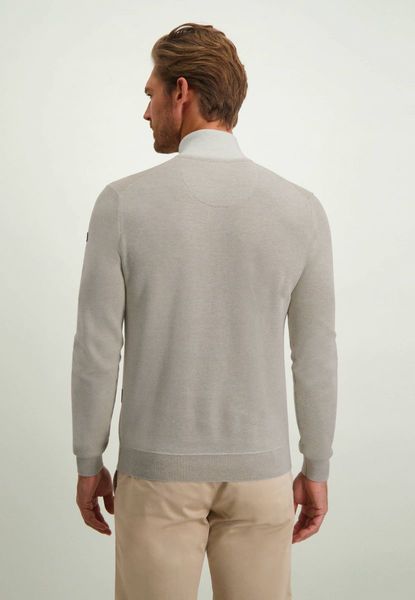 State of Art Jacquard zip-up sweater - beige (1185)