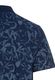 Camel active Pique Poloshirt mit floralem Print - blau (47)