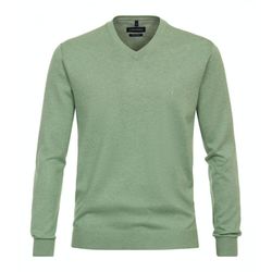 Casamoda V-neck jumper - green (327)