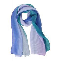 Street One Pleated long scarf - purple/blue (33516)