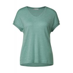 Street One Shimmer T-shirt - blue/green (15615)