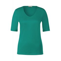 Street One Plain color t-shirt - blue/green (15681)