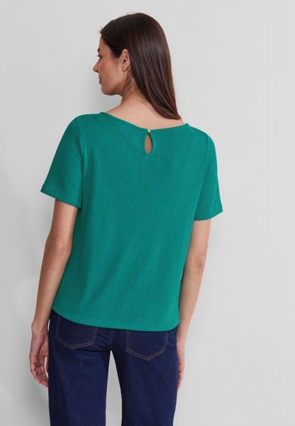 Street One Shirt in a knitted look - blue/green (15681)