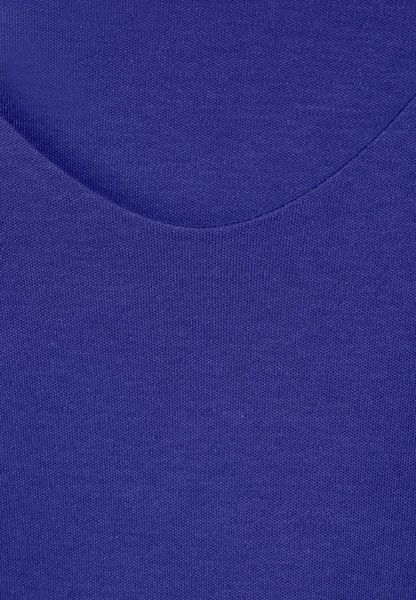Street One T-shirt uni - bleu (15614)