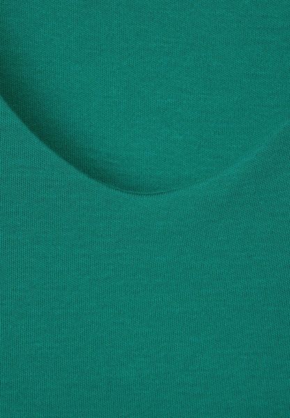 Street One T-Shirt in Unifarbe - blau/grün (15681)