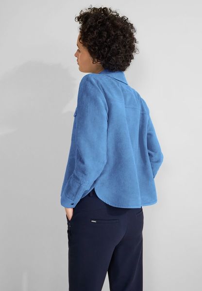 Street One Short corduroy jacket - blue (15572)