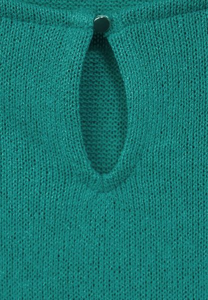 Street One Shirt au look tricoté - bleu/vert (15681)