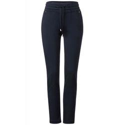 Cecil Casual fit jogging trousers - blue (15512)
