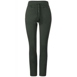 Cecil Casual fit jogging trousers - green (15382)