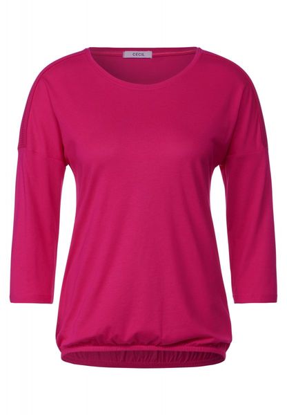 Cecil Shirt with ribbed detail - pink (15597)