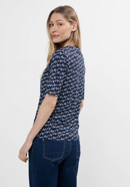 Cecil Tunic shirt with print  - blue (25512)