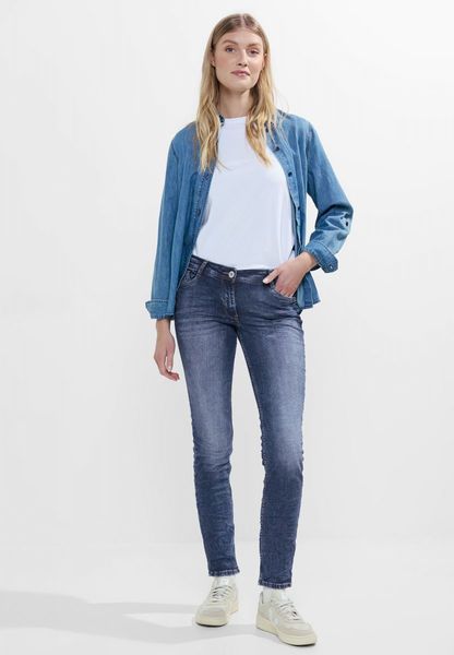 Cecil Casual Fit Jeans - Scarlett  - blue (10281)