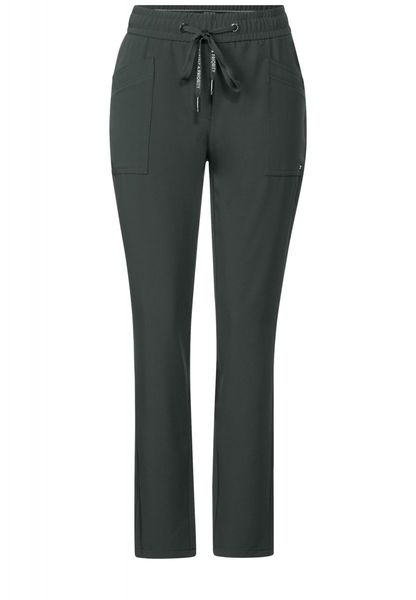Cecil Casual fit trousers - green (15382)