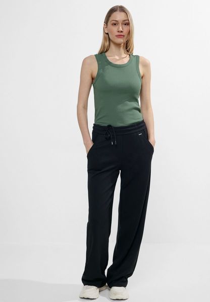Cecil Basic ribbed top - green (15315)