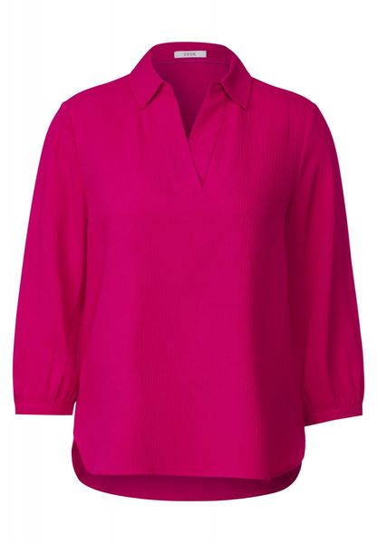 Cecil 3/4 seersucker blouse - pink (15597)