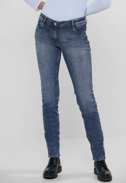 Cecil Casual Fit Jeans - Scarlett  - blau (10281)