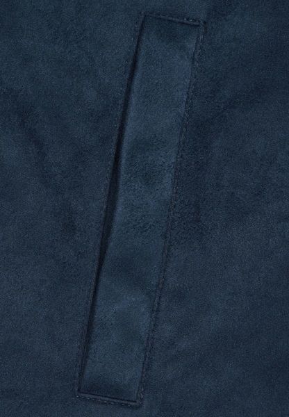 Cecil Short velour jacket - blue (15453)
