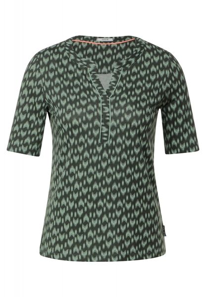 Cecil Tunic shirt with print  - green (25382)