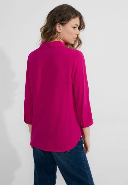 Cecil 3/4 seersucker blouse - pink (15597)